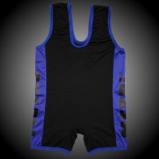 METAL Slim Fit Singlet black/blue