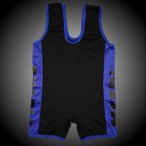 METAL Slim Fit Singlet black/blue